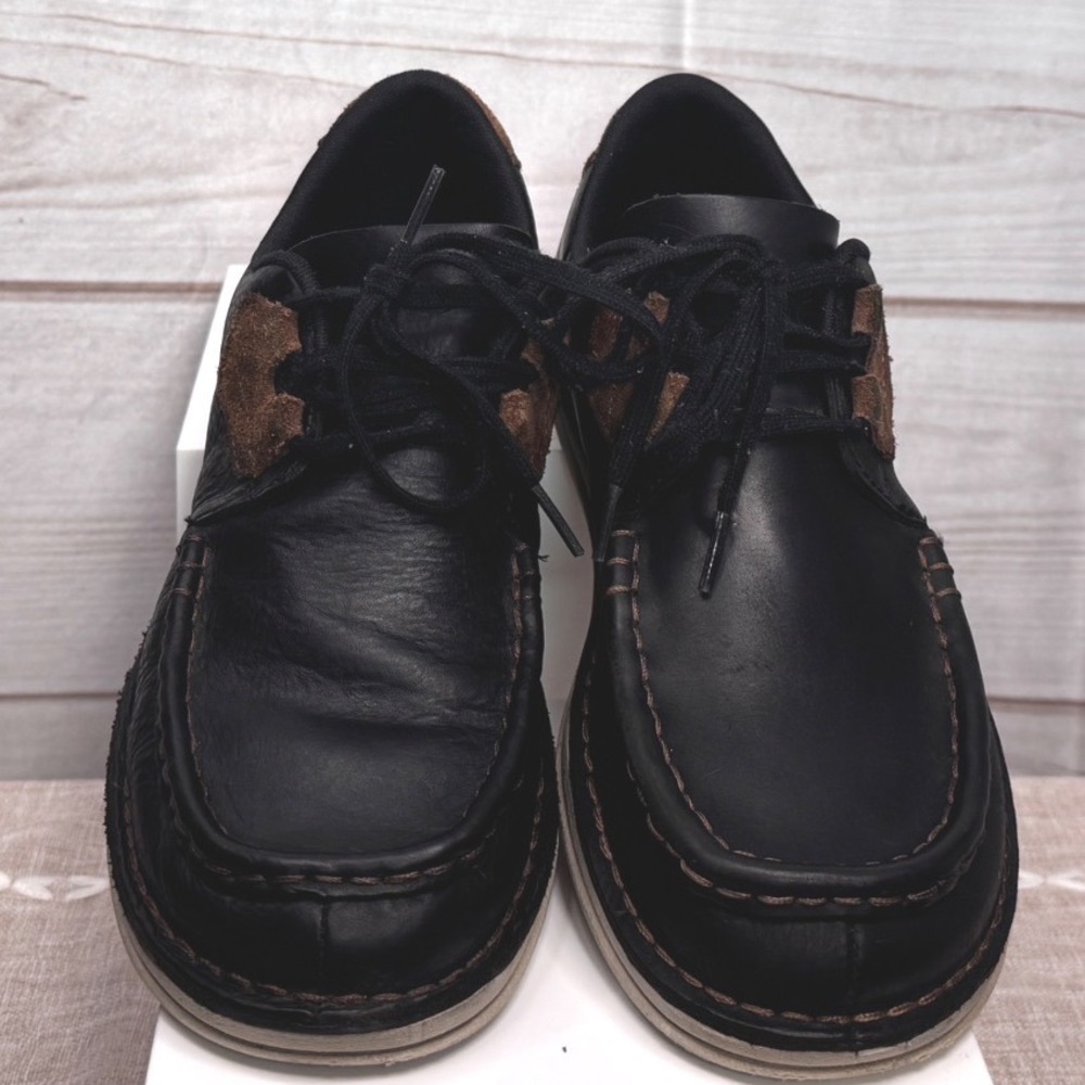Merrell Rant Discovery Black Leather Suede Moc Toe Casual Shoes Mens 9